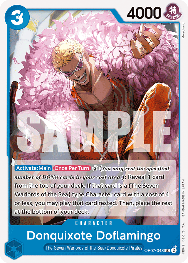 Donquixote Doflamingo - 500 Years in the Future - UC - OP07-048