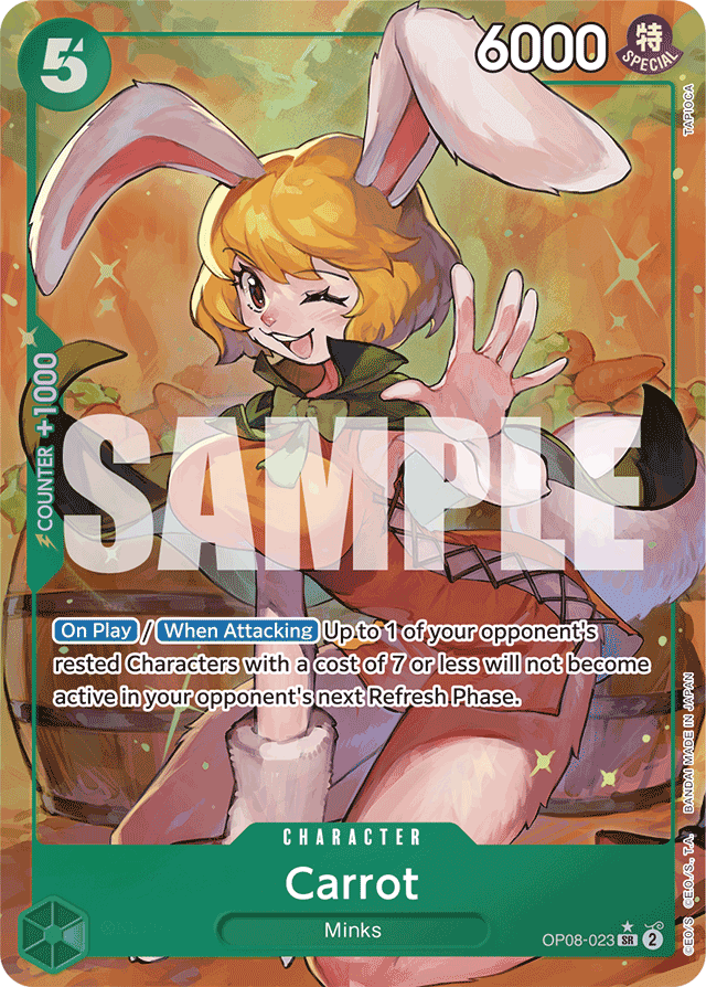 Carrot (023) (Parallel) - Two Legends - SR - OP08-023