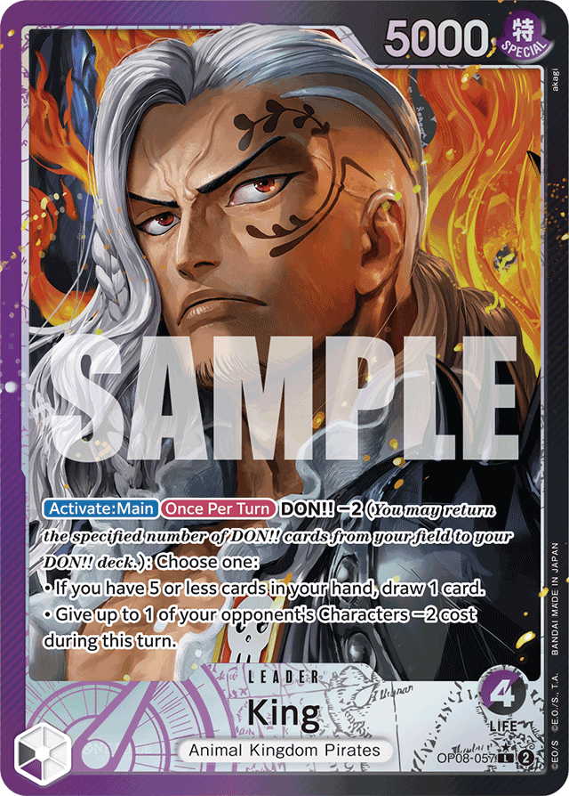 King (057) (Parallel) - Two Legends - L - OP08-057