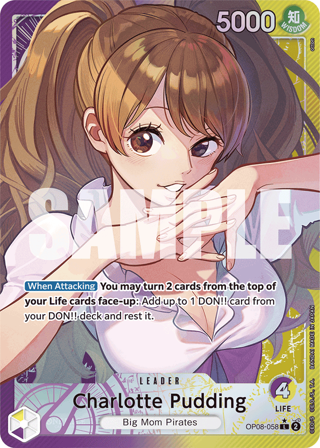 Charlotte Pudding (058) (Parallel) - Two Legends - L - OP08-058