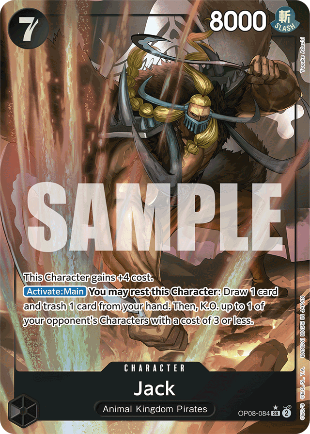 Jack (Parallel) - Two Legends - SR - OP08-084