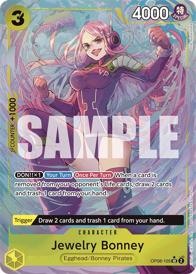 Jewelry Bonney (Parallel) - Two Legends - SR - OP08-105