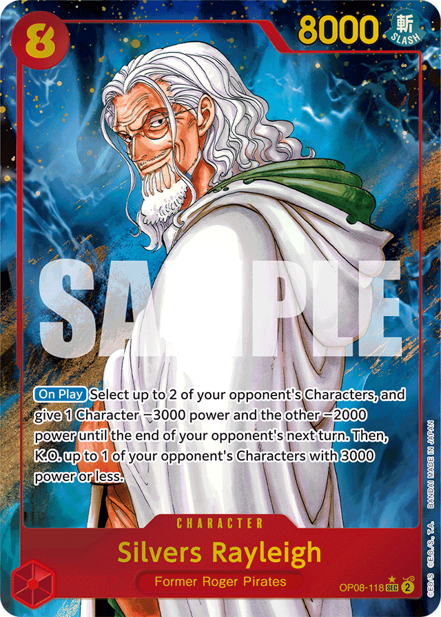 Silvers Rayleigh (Parallel) - Two Legends - SEC - OP08-118