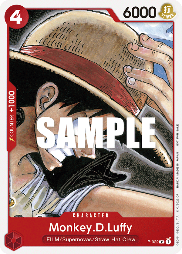 Monkey.D.Luffy (One Piece Film Red) - One Piece Promotion Cards - PR - P-022