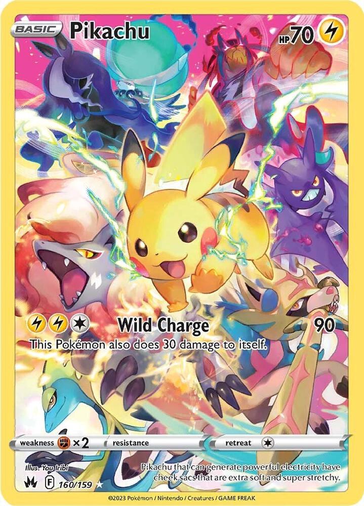 Pikachu (Secret) - SWSH: Crown Zenith - Secret Rare - 160/159