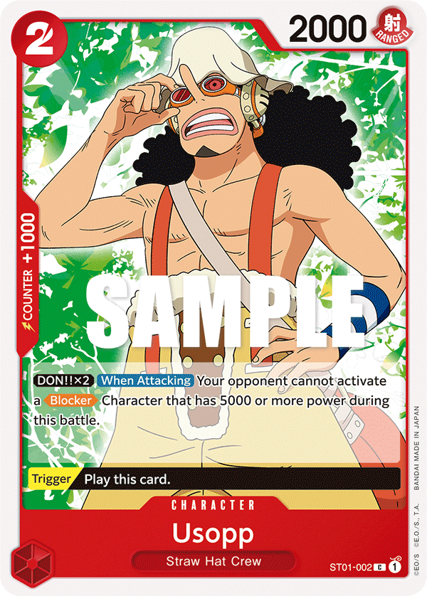 Usopp - Starter Deck 1: Straw Hat Crew - C - ST01-002