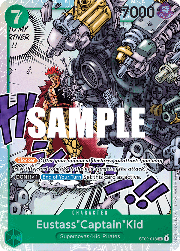 Eustass"Captain"Kid (013) - Starter Deck 2: Worst Generation - SR - ST02-013