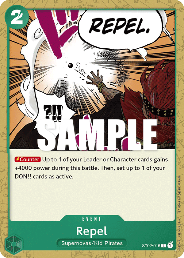 Repel - Starter Deck 2: Worst Generation - C - ST02-016