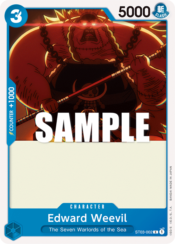 Edward Weevil - Starter Deck 3: The Seven Warlords of The Sea - C - ST03-002