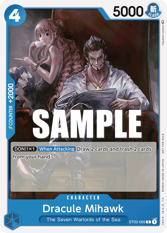 Dracule Mihawk (Tournament Pack Vol. 4) - One Piece Promotion Cards - C - ST03-005