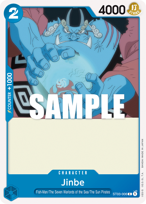 Jinbe - Starter Deck 3: The Seven Warlords of The Sea - C - ST03-006