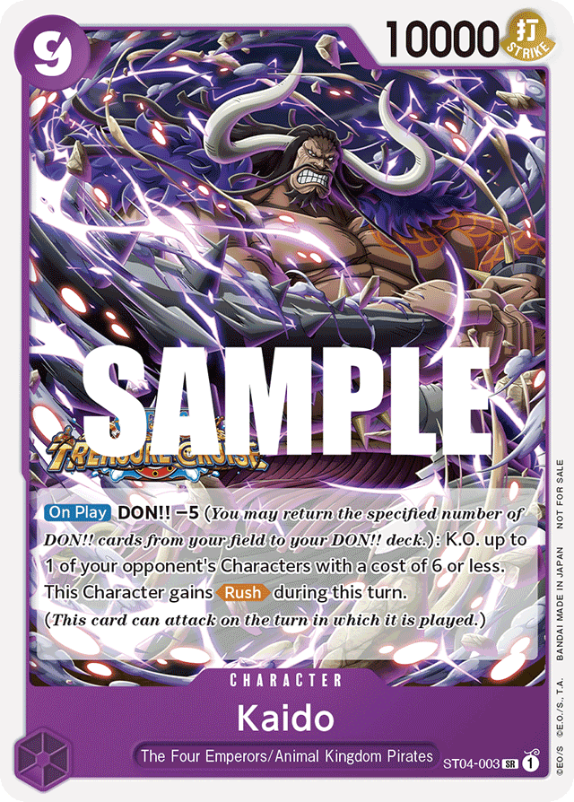Kaido (Tournament Pack Vol. 5) - One Piece Promotion Cards - SR - ST04-003