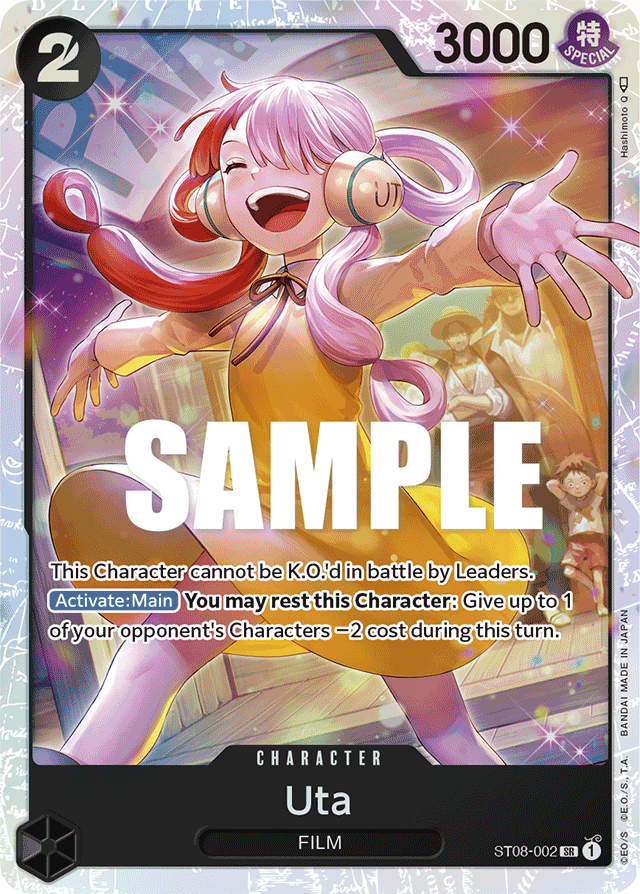 Uta - Starter Deck 8: Monkey.D.Luffy - SR - ST08-002