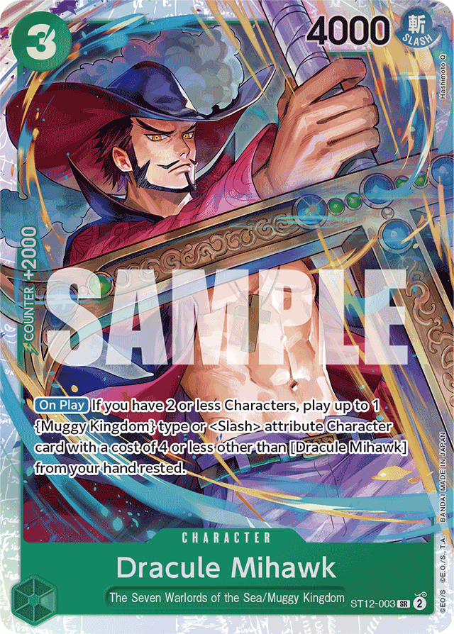 Dracule Mihawk - Starter Deck 12: Zoro and Sanji - SR - ST12-003