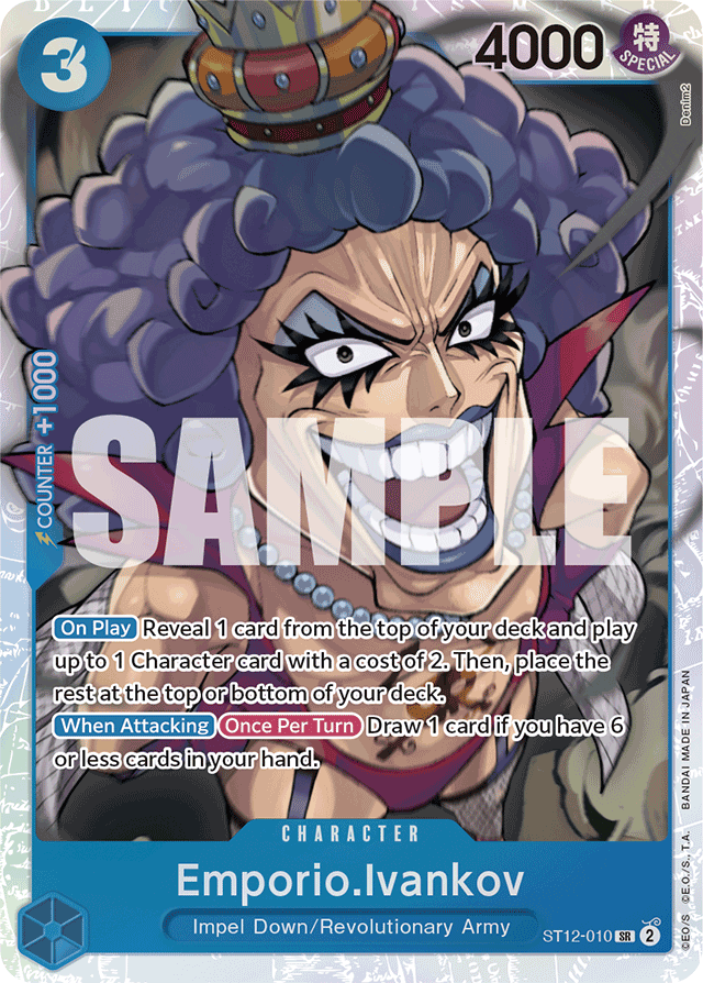 Emporio.Ivankov - Starter Deck 12: Zoro and Sanji - SR - ST12-010