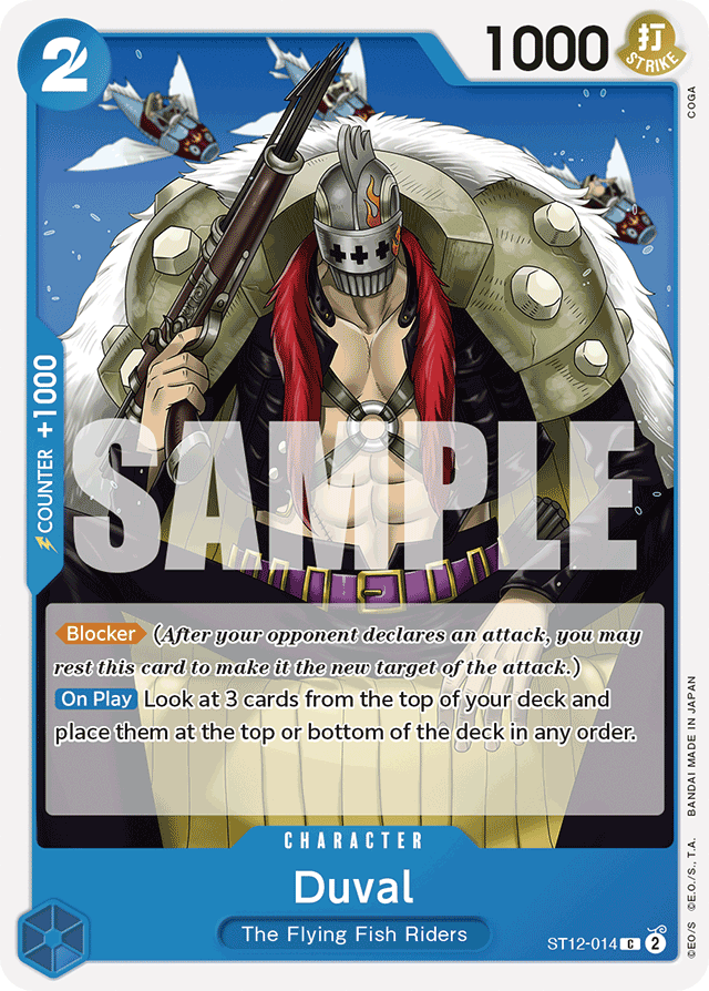 Duval - Starter Deck 12: Zoro and Sanji - C - ST12-014