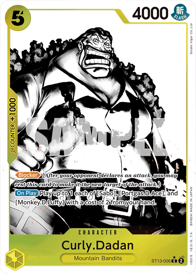 Curly.Dadan (Parallel) - Ultra Deck: The Three Brothers - C - ST13-006