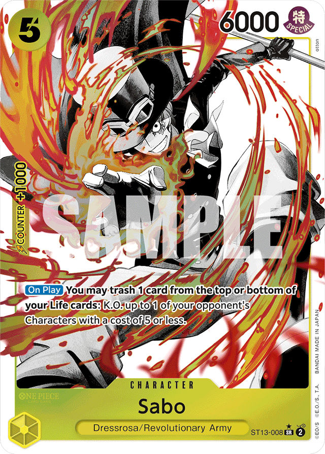 Sabo (008) (Parallel) - Ultra Deck: The Three Brothers - SR - ST13-008