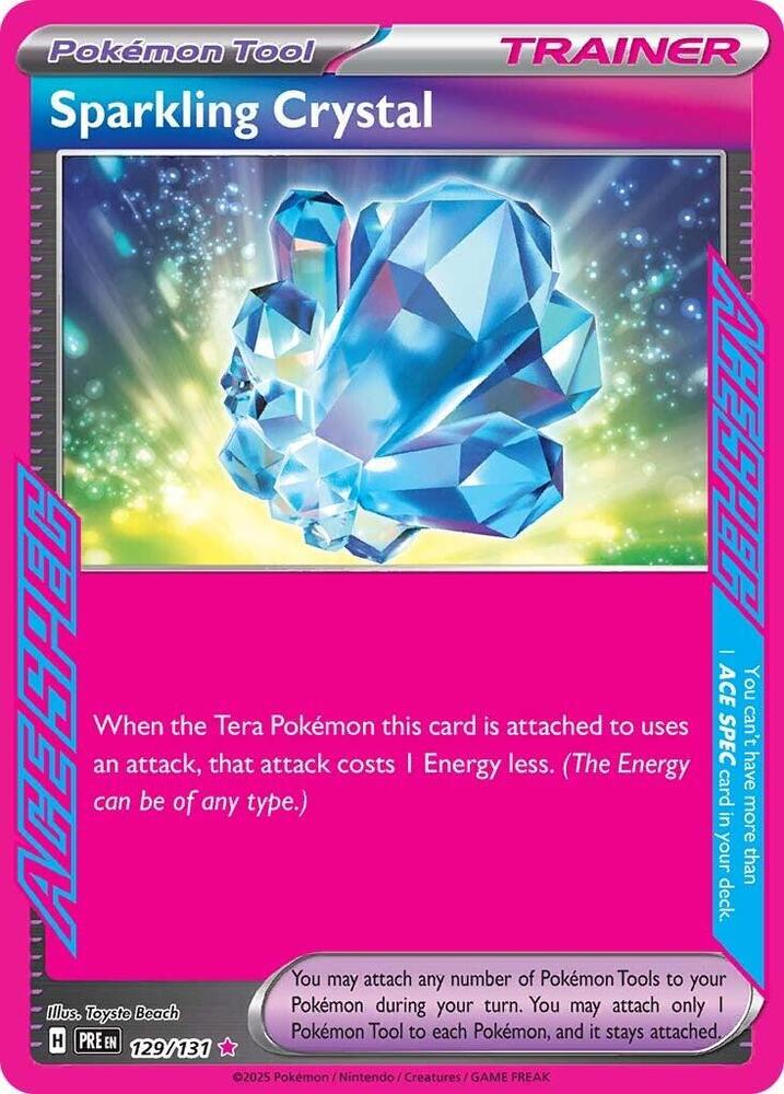 Sparkling Crystal - SV: Prismatic Evolutions - ACE SPEC Rare - 129/131