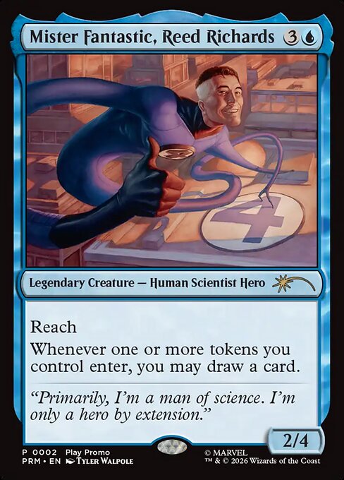 Mister Fantastic, Reed Richards - Standard Showdown Promos - P - 2