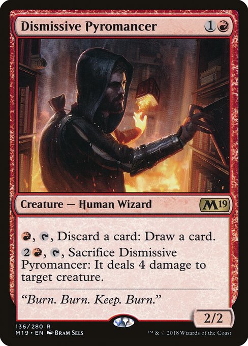 Dismissive Pyromancer - Core Set 2019 - R - 136