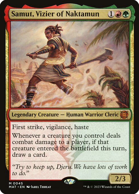 Samut, Vizier of Naktamun - March of the Machine: The Aftermath - M - 45