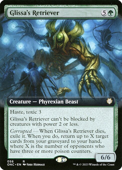 Glissa's Retriever (Extended Art) - Commander: Phyrexia: All Will Be One - R - 56