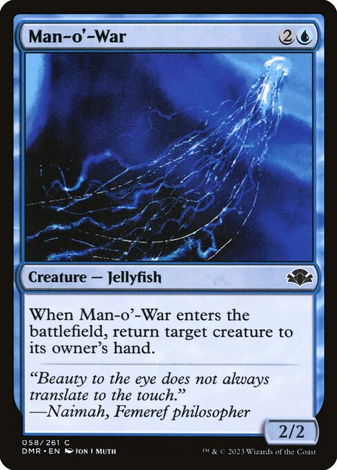 Man-o'-War - Dominaria Remastered - C - 58