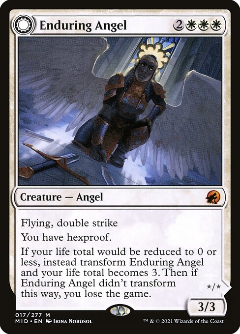 Enduring Angel - Innistrad: Midnight Hunt - M - 17