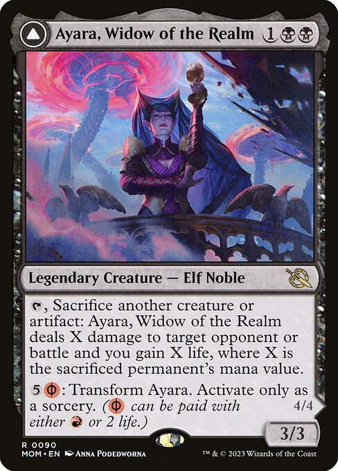 Ayara, Widow of the Realm - March of the Machine - R - 90