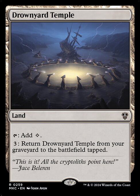 Drownyard Temple - Commander: Murders at Karlov Manor - R - 259
