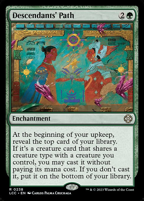 Descendants' Path - Commander: The Lost Caverns of Ixalan - R - 238