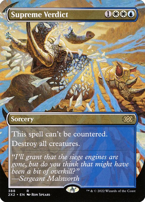 Supreme Verdict (Borderless) - Double Masters 2022 - R - 388