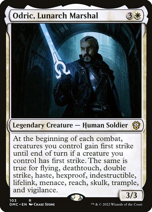 Odric, Lunarch Marshal - Commander: Dominaria United - R - 103