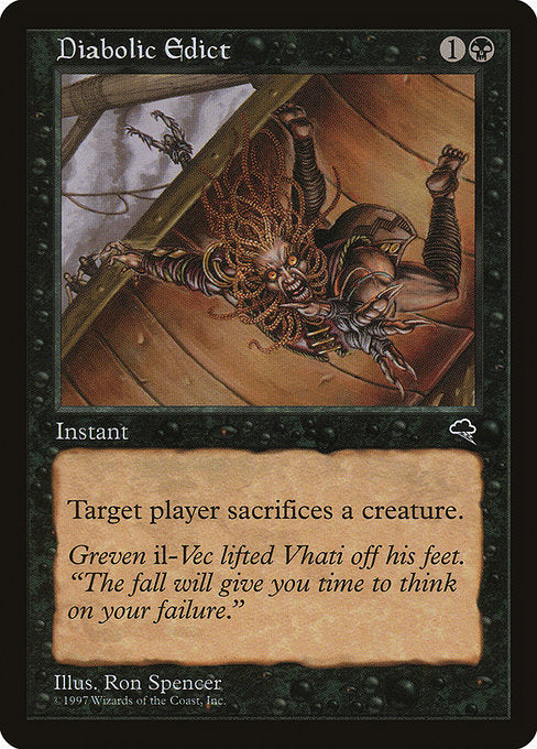Diabolic Edict - Tempest - C - 128