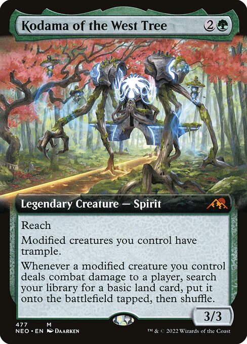 Kodama of the West Tree (Extended Art) - Kamigawa: Neon Dynasty - M - 477