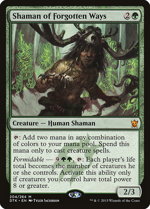 Shaman of Forgotten Ways - Dragons of Tarkir - M - 204