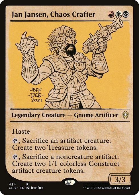 Jan Jansen, Chaos Crafter (Showcase) - Commander Legends: Battle for Baldur's Gate - R - 424