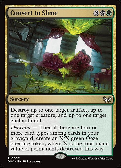 Convert to Slime - Commander: Duskmourn: House of Horror - R - 37