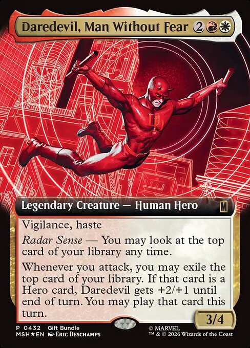 Daredevil, Man Without Fear (Extended Art) - Unique and Miscellaneous Promos - P - 432