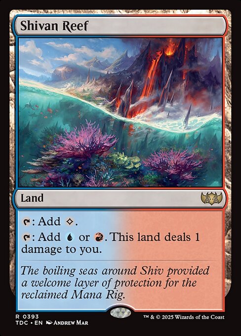 Shivan Reef - Commander: Tarkir: Dragonstorm - R - 393