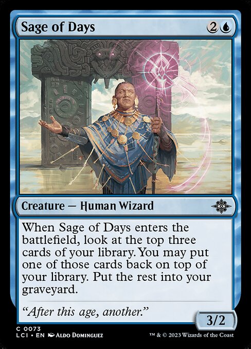 Sage of Days - The Lost Caverns of Ixalan - C - 73