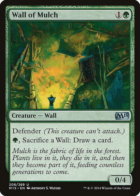 Wall of Mulch - Magic 2015 (M15) - U - 208