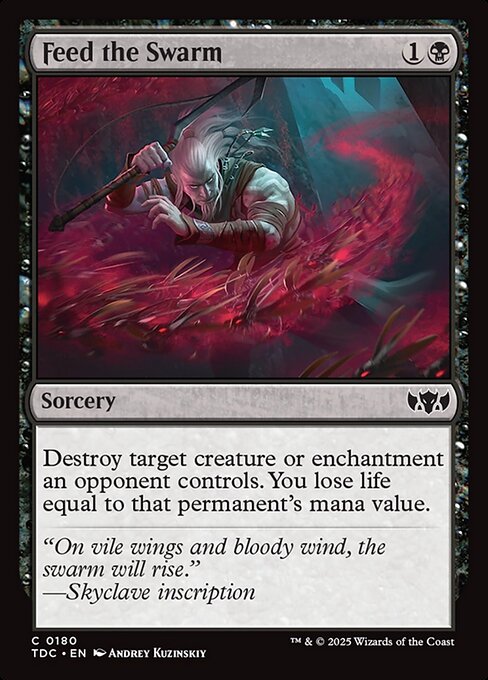 Feed the Swarm - Commander: Tarkir: Dragonstorm - C - 180