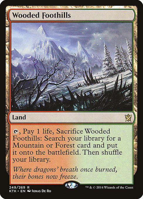 Wooded Foothills - Khans of Tarkir - R - 249