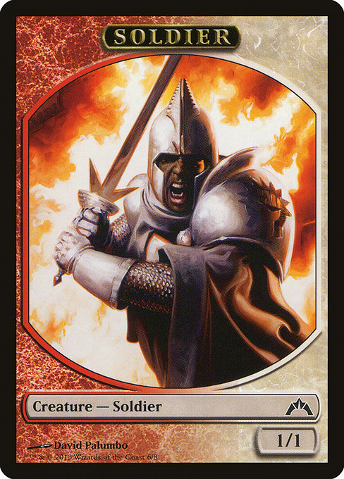 Soldier Token - Gatecrash - T - 6