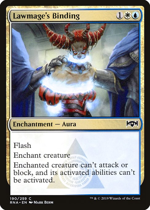 Lawmage's Binding - Ravnica Allegiance - C - 190
