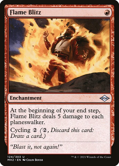 Flame Blitz - Modern Horizons 2 - U - 124