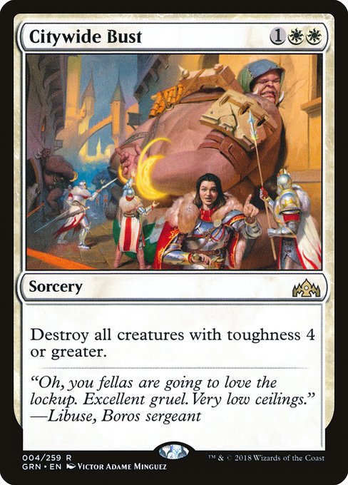 Citywide Bust - Guilds of Ravnica - R - 4