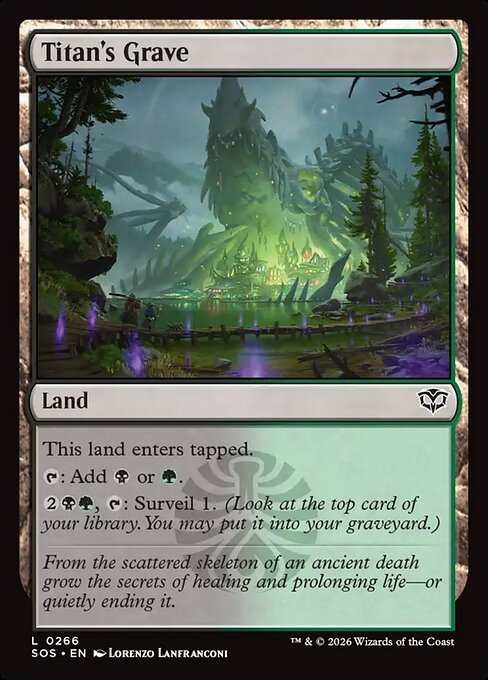 Titan's Grave - Secrets of Strixhaven - L - 266